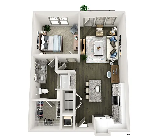 Floor plan A22