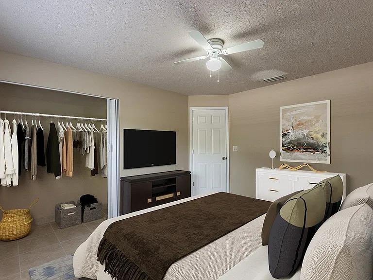 Spacious Bedroom with Large Closet