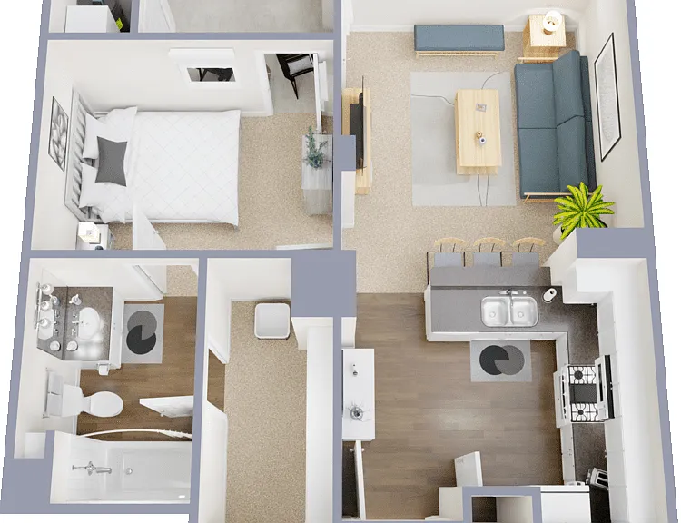 Plan 1 Floorplan Diagram