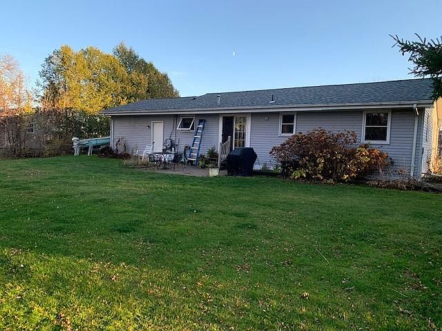 Front of home as viewed from the driveway.
