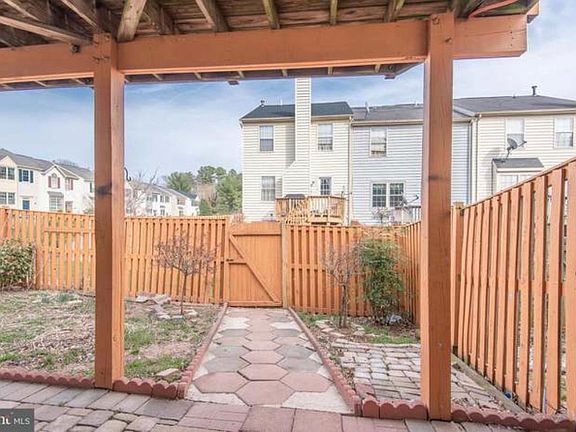 Back patio from basement door.