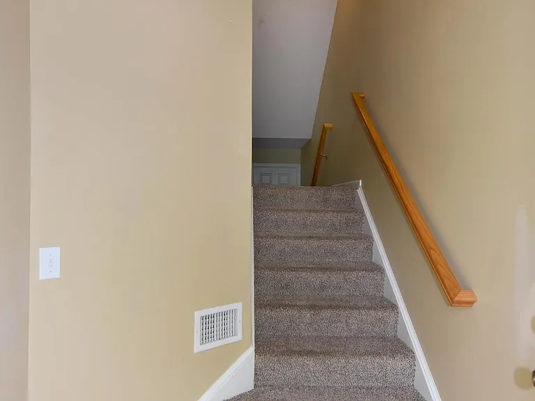Hardwood floors at the entryway