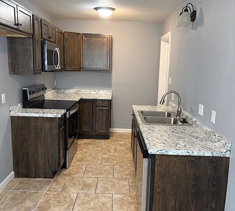 Kitchen with new appliances