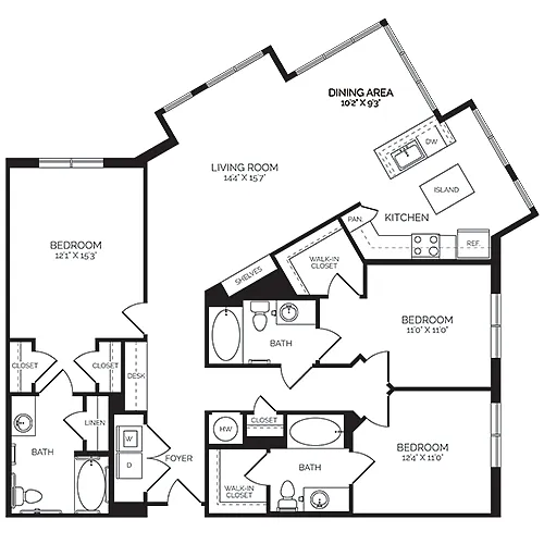 Floor plan C1
