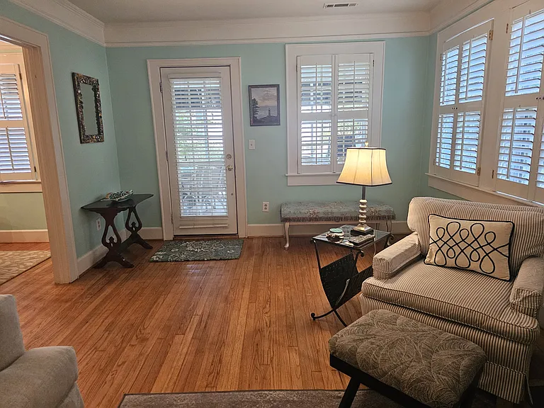Living Room, Side Screened in Porch Door