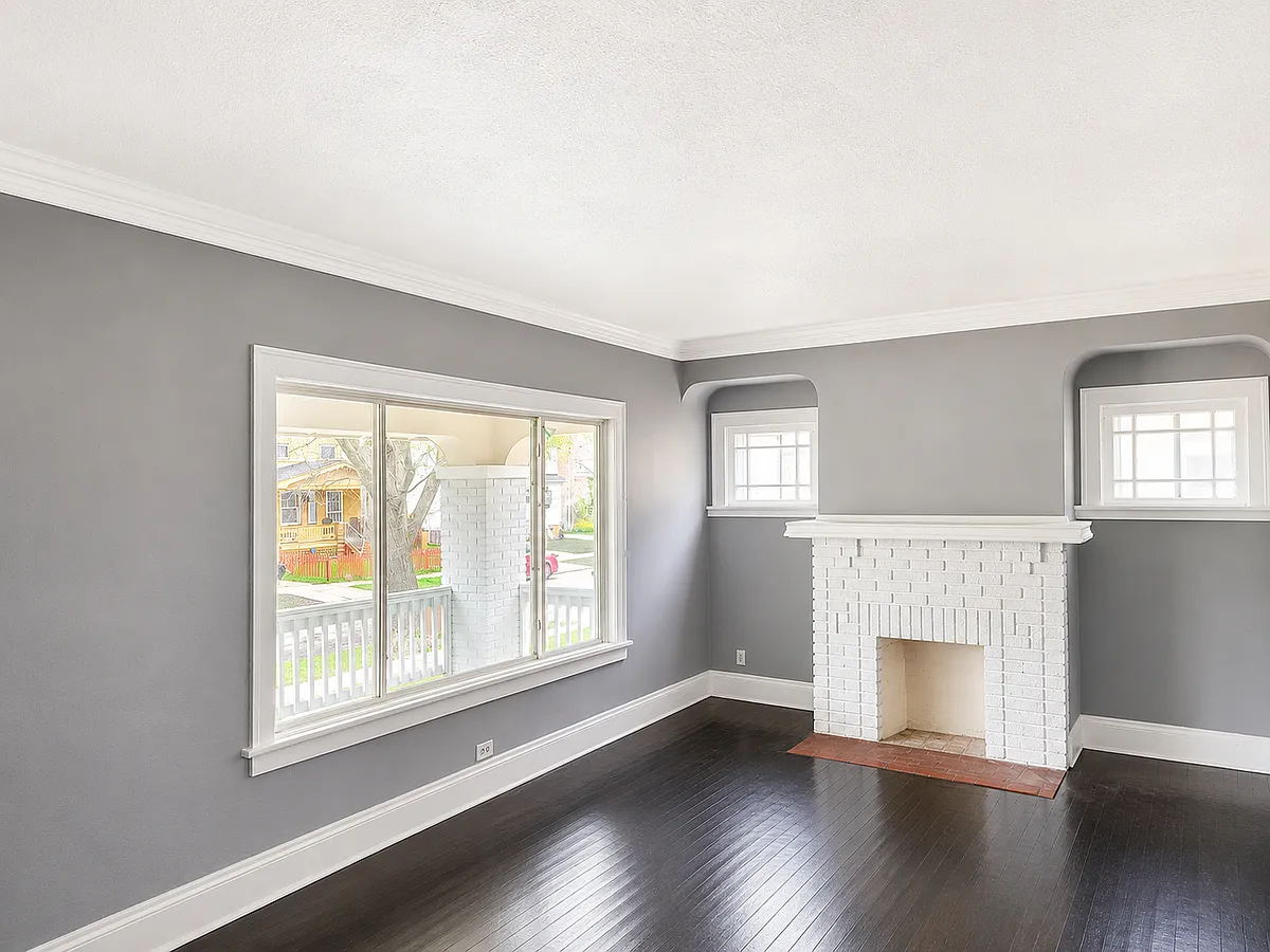Spacious Living Room with Fireplace - 3405 W 99th St