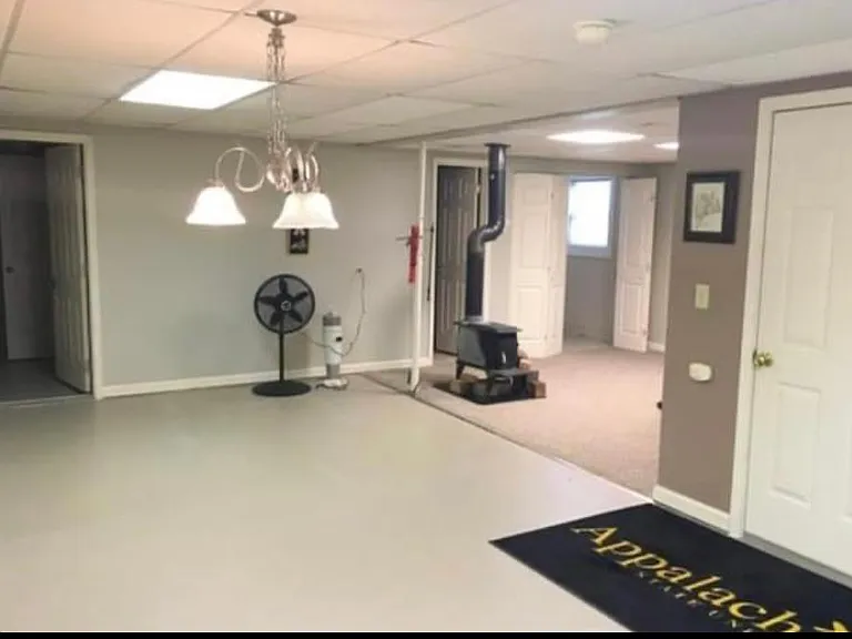 Downstairs living area