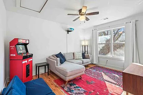 Upstairs den