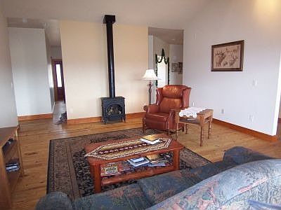 Great room with gas fireplace
