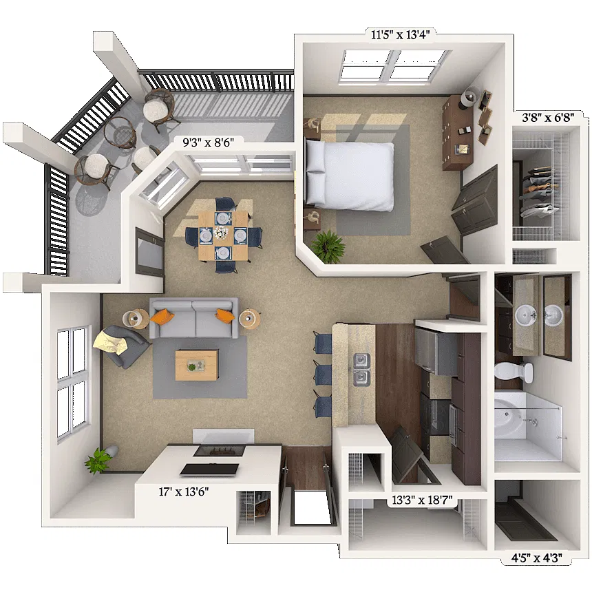 Floor plan 11B