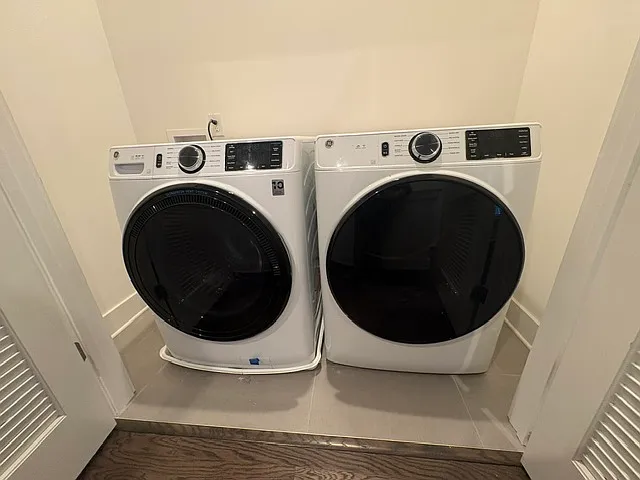 Washer and dryer included