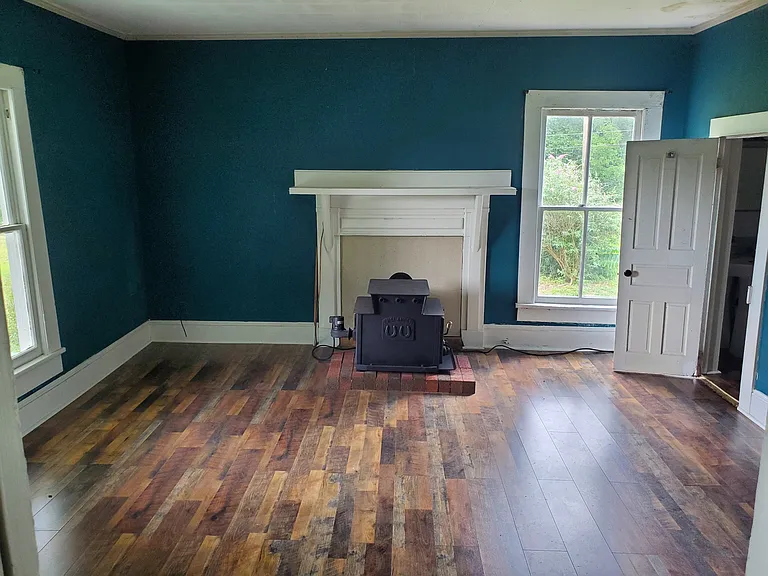 Living Room, with Bathroom to right