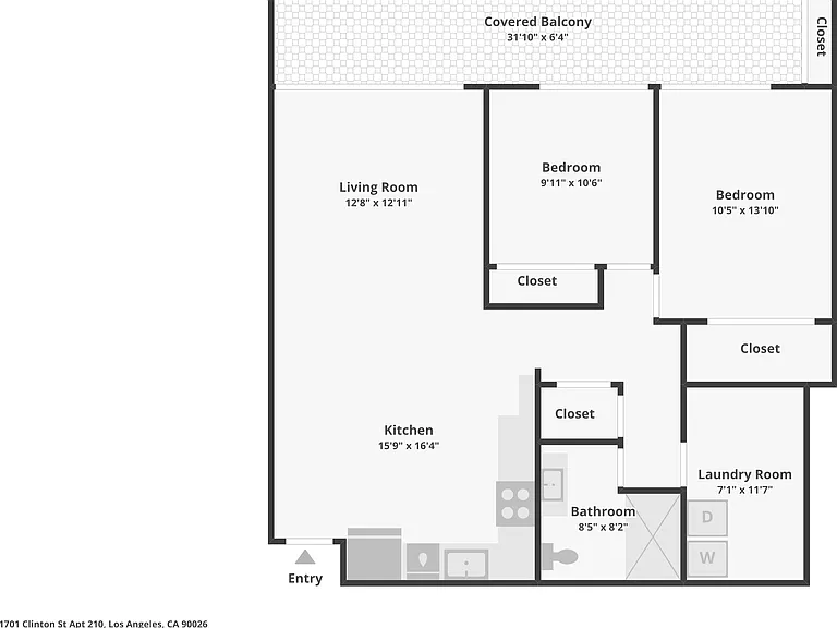 1701 Clinton St #210 — Photo 14