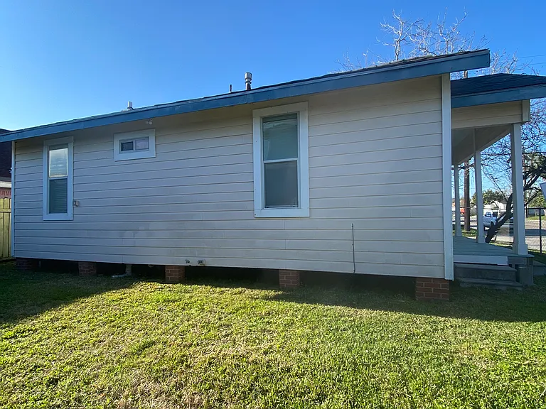 Fenced yard