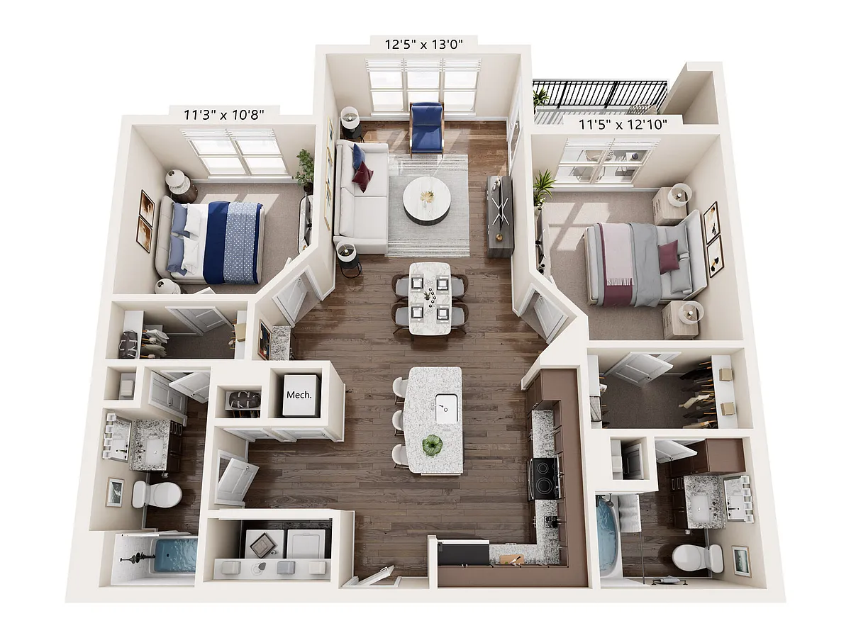 Floor plan B1