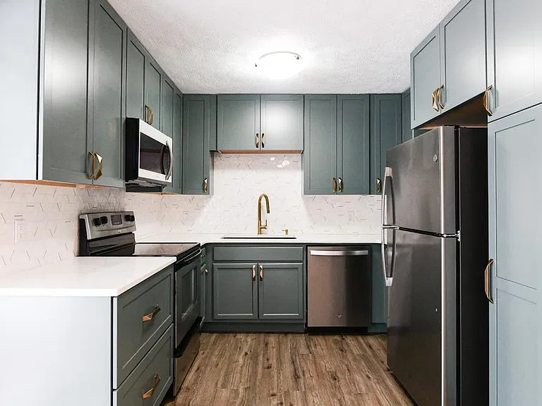 Kitchen Area with All Appliances Provided