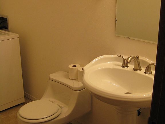 Half bath/ laundry room