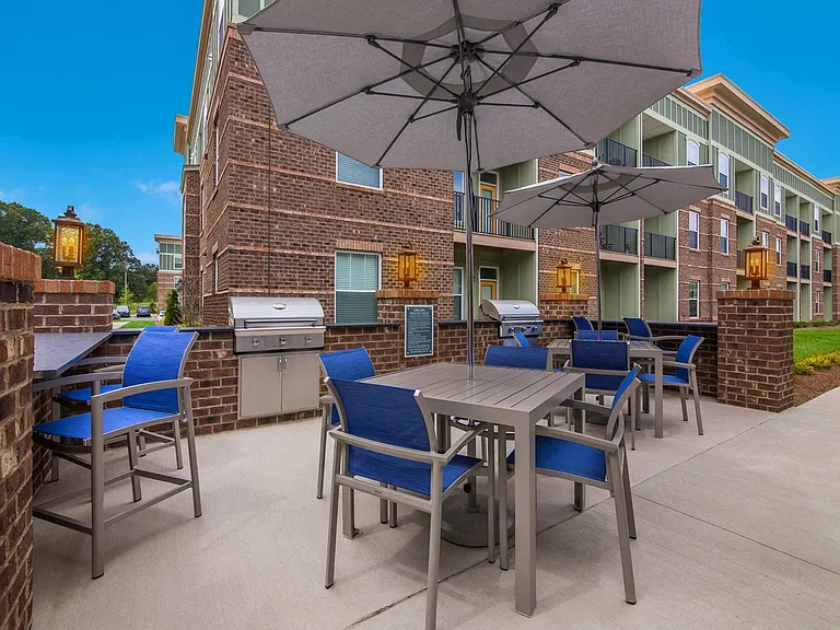 Outdoor Kitchen with Gas Grills
