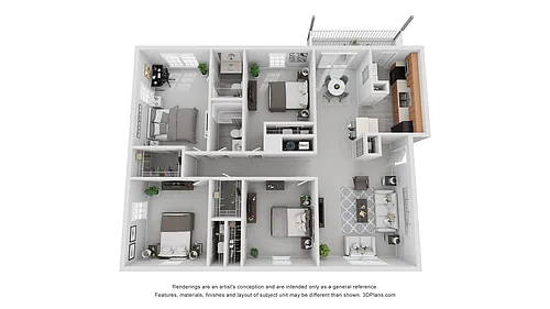 Floor plan The Miller