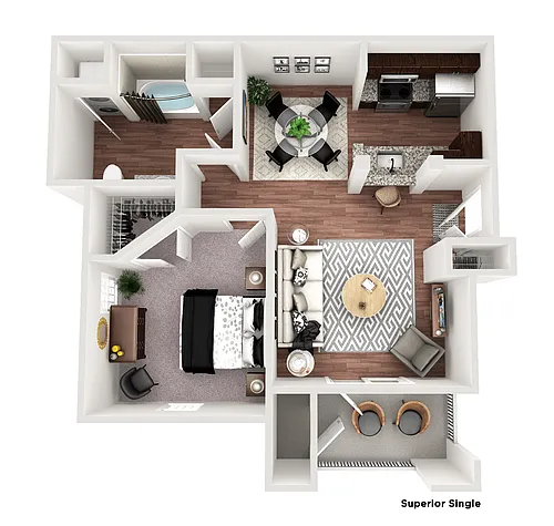 Floor plan Superior Single