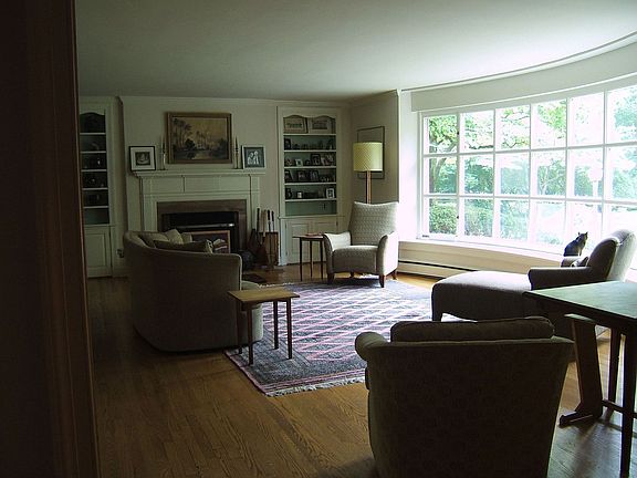 Living Room with Bow Window