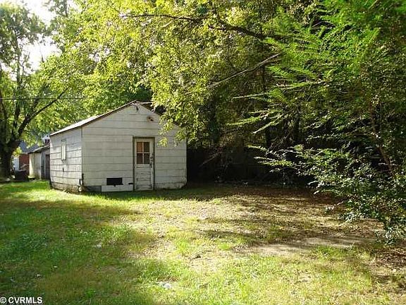 Corner lot with garage.