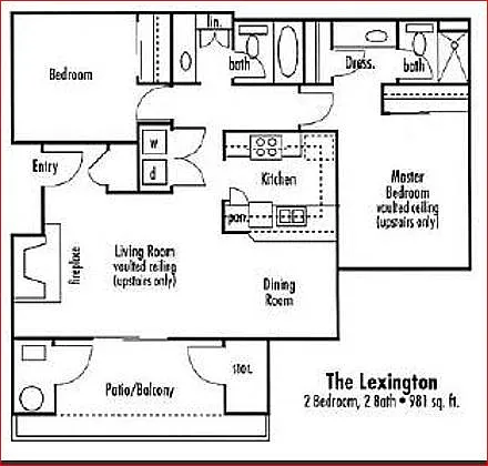 Floor plan Lexington