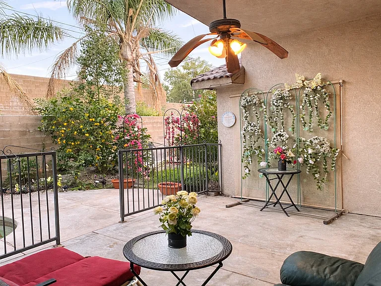 Covered patio
