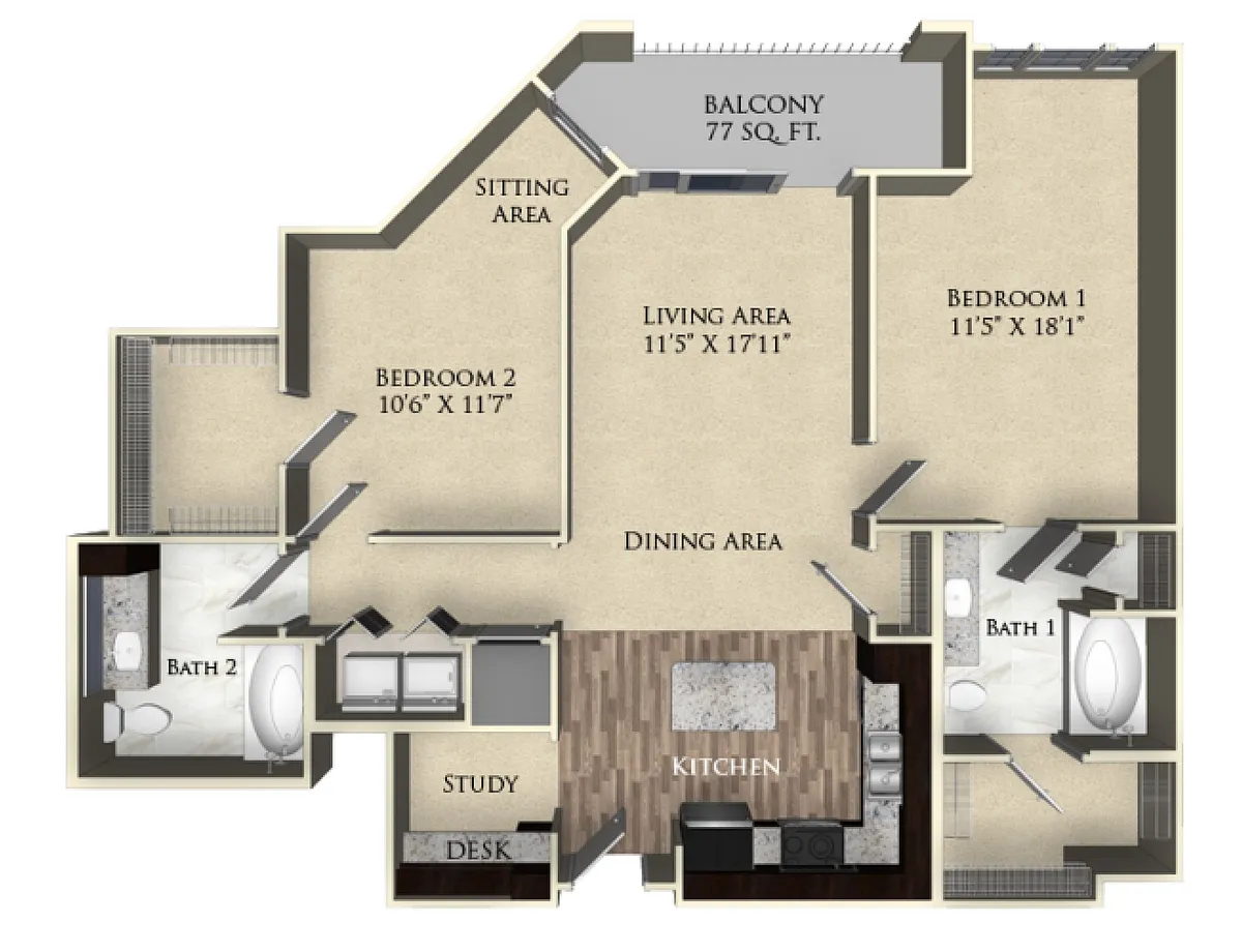 Floor plan B12