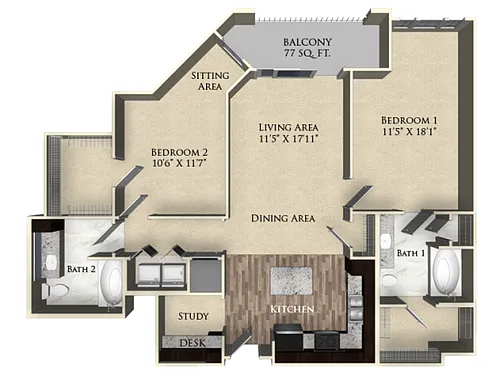 Floor plan B12
