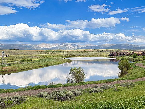 Neighborhood pond and path