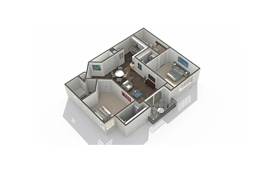 Floor plan The Wright