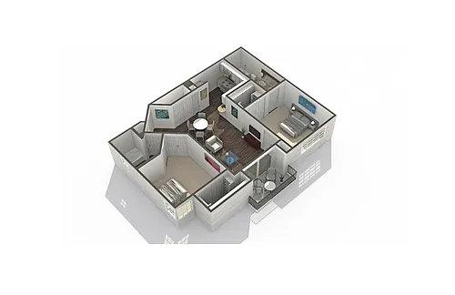 Floor plan The Wright