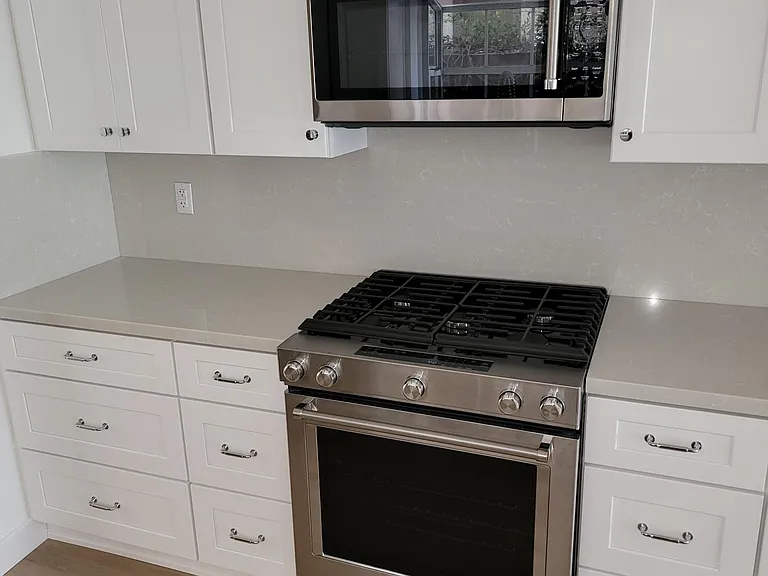 New Kitchen Aid appliances.