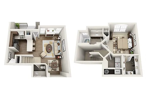Floor plan Residence 3 Upgraded