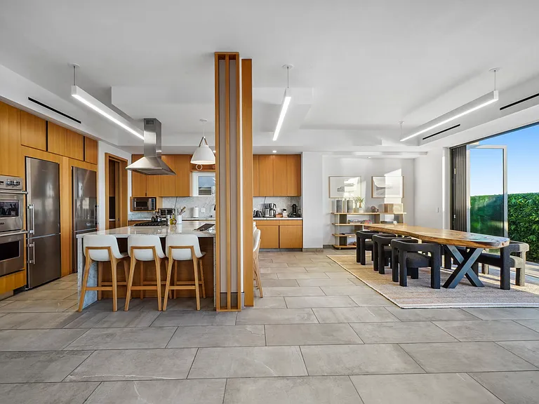 Step into a chef's paradise with ocean views from every angle.