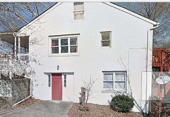 Side view and main entrance to apartment