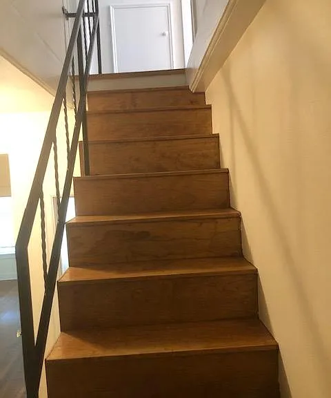 Stairs on the second
 floor
