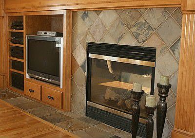 Close-up of Fireplace