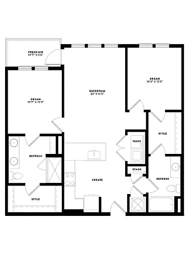Floor plan B1