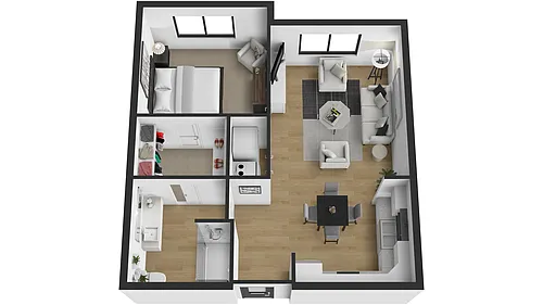 Floor plan 1X1