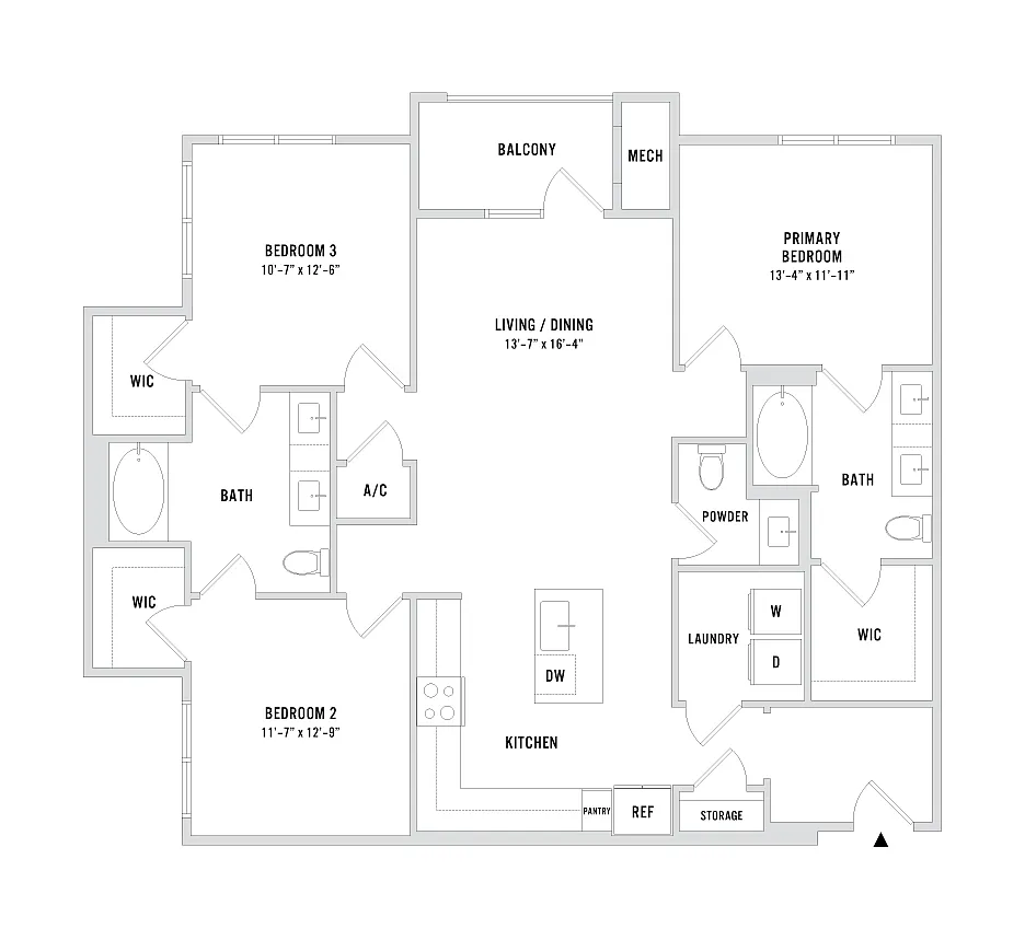 Floor plan C1