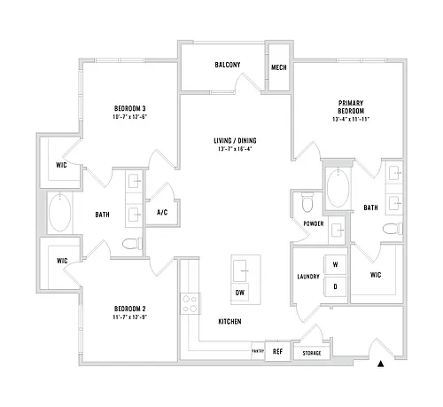 Floor plan C1