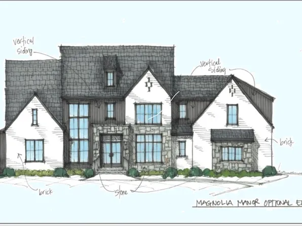 Magnolia Manor Plan, Lyndon Creek Subdivision