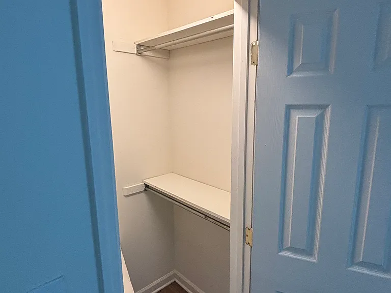 Closet in the master bedroom
