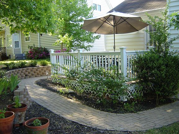Portion of back yard area