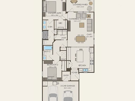 First Floor 2 br 2 ba