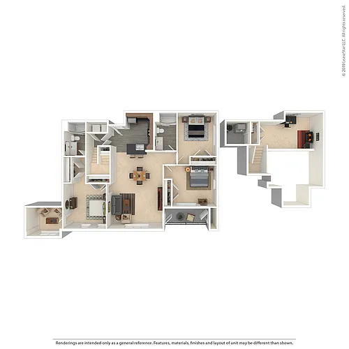 Floor plan E1-A Loft