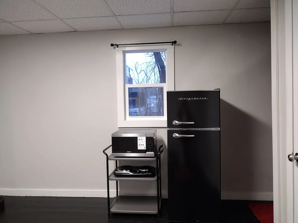 New Retro Refrigerator and New Convection, Air-Fryer Microwave and New 2 Burner Cook top - 11675 Northland Dr NE #6