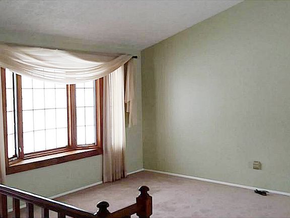 Bay window in living room.  